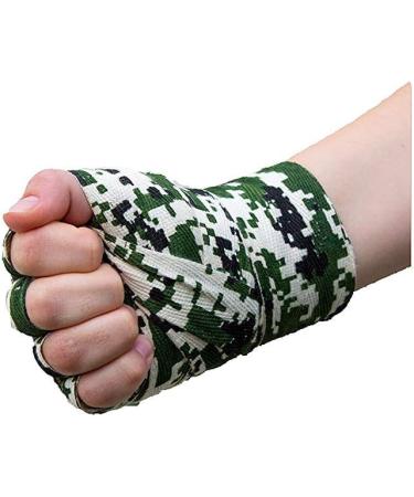 protectWEAR 4m Black Safety Kickboxing Bandages | Durable Wrist Wraps for Boxing Muay Thai & Martial Arts - Buy Online on SooperMarket.com