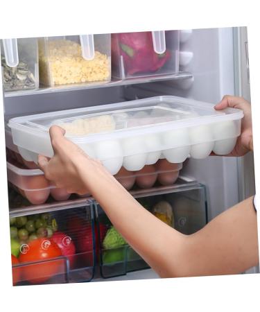 KOMBIUDA 34 Eggs Large Capacity Egg Holder Egg Crisper Grids Egg Holder Egg Container Egg Plate High Capacity - Buy Online on SooperMarket.com