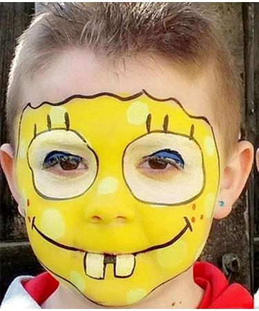 Go Ho Cream Yellow Face Paint (2.37oz 70ml) | Water Based Makeup for SFX Cosplay & Halloween Costumes - Buy Online on SooperMarket.com