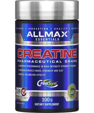 ALLMAX Nutrition - Creatine Powder - 100% Pure Micronized Creatine Monohydrate - Pharmaceutical Grade Creatine - 100 Gram