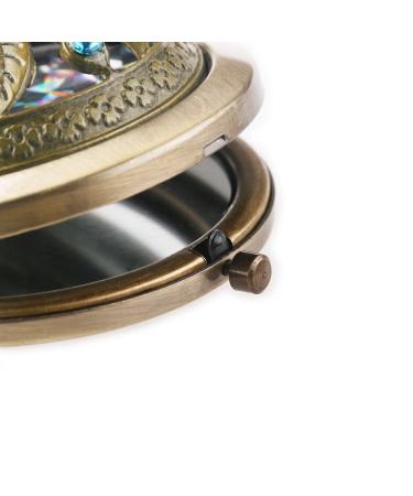 Tinksky Double-sided Folding Compact Makeup Mirror - Random Style - Buy Online on SooperMarket.com