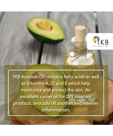 TKB Avocado Oil - Premium 1 Gallon (3.8L) for Face Body Hair & Nails | Made in USA - Shop Internationally - Buy Online on SooperMarket.com