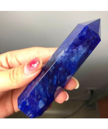 Natural Crystal Rough Natural Blue Fused Quartz Crystal Tower - Buy Online on SooperMarket.com