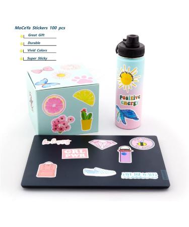100pcs Cute Pink Waterproof Stickers for Laptop, Phone, Skateboard - Aesthetic Sticker Pack for Teens Girls and Kids - Buy Online on SooperMarket.com