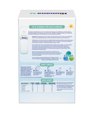 Humana SL Expert - Special Formula for Cow s Milk Intolerance & Allergies | Lactose & Galactosemia | 600g - Infant & Toddler Nutrition - Buy Online on SooperMarket.com