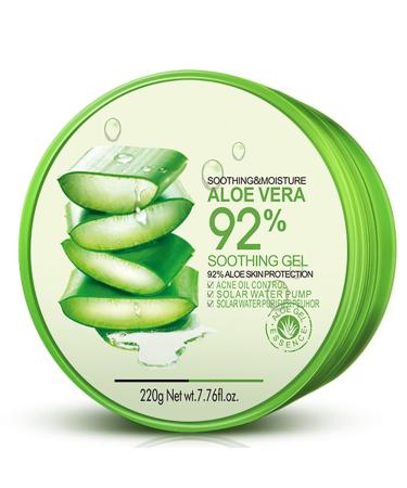 YiKiMira Aloe Vera Gel for Facial Care Anti Acne Treatment Scar Removal Face Cream Soothing & Whitening Moisturizing for men and woman (Aloe Vera Gel)