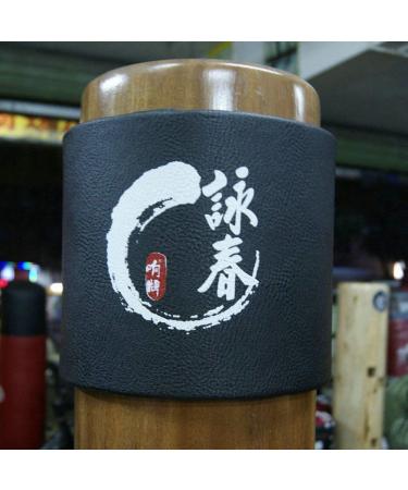 Wing Chun Wooden Dummy Punch Pad | Kung Fu Training Boxing Kick Pad - Black - Buy Online on SooperMarket.com