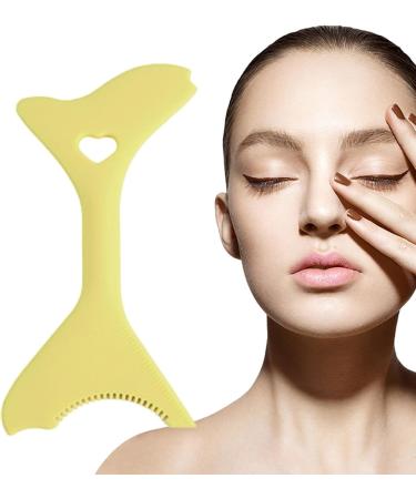 Eyeliner Guide Tool - Portable Multifunctional Eyeliner Stencils - Mascara Shield for Beginners Eyebrow Stencils for Winged Eyeliner Lashes Lip Liner Dalynn Yellow - Buy Online on SooperMarket.com