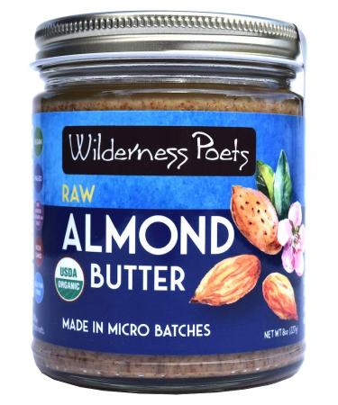 Wilderness Poets Organic Raw Almond Butter 8 oz (227 g)