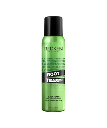 Redken Root Tease Backcombing Finishing Spray | For All Hair Types | Adds Full-Bodied Teased Finish | Creates Instant Backcombed Effect | Matte Finish & Teased Volume Effect | Medium Control 5.3 Ounce (Pack of 1)