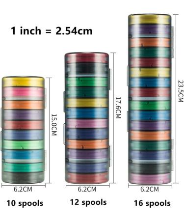 Toasis Fishing Snelled Hook Holders Tenkara Line Keepers - 10 Spools for Leader Rig Storage - Buy Online on SooperMarket.com