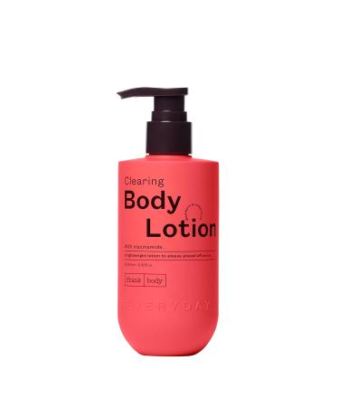 frank body Clearing Body Lotion | Vegan & Cruelty Free |Lightweight Fast-Absorbing Gel-Lotion| With Niacinamide for a Healthy Skin Barrier | Mandarin & Cedarwood Scented (250ml / 8.45 fl oz)