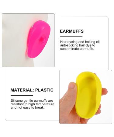 KALLORY 3pcs Waterproof Ear Shower Caps - Colorful Ear Covers for Shower 7.7X5.5X2CM - Buy Online on SooperMarket.com