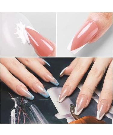 Clear Nail Art Stamper with Cap & Scraper | Silicone Jelly Stamp for DIY Nail Art | Perfect for French Smile Lines & Transparent Designs - Buy Online on SooperMarket.com