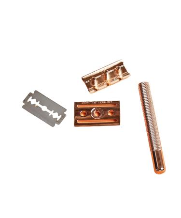 OUI the People Single-Blade Women's Safety Razor for Sensitive Skin - Rose Gold | Best International Shipping - Buy Online on SooperMarket.com