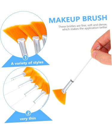 Baluue 12 Pcs Beauty Mask Brush Makeup Brushes Mask Applicator Brushes for Facials Fan Artificial Fiber 15x4cmx2pcs Yellowx2pcs - Buy Online on SooperMarket.com