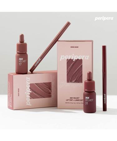 Peripera Ink the Velvet Lip Tint - High Pigment, Longwear, Gluten-Free, 2-Piece Set - Buy Online on SooperMarket.com