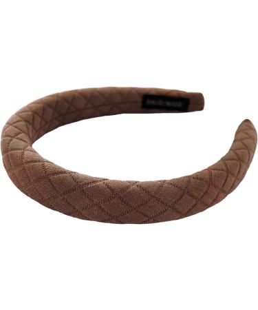 axy Headband with Fabric Padded Beautifully Elegant Headband Women's Headband Hair Accessories HRK12 (Brown) - Buy Online on SooperMarket.com