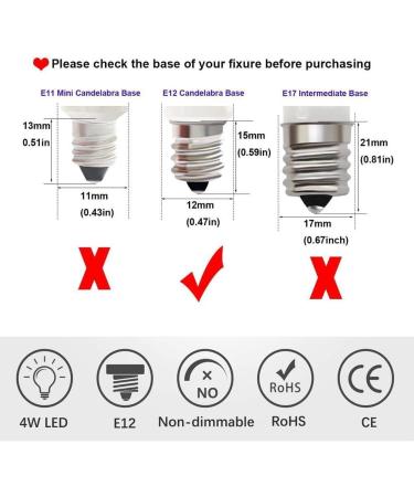 5Pack LED Makeup Mirror Bulb Replacement 20W RP34B Light Bulb - Warm White 3000k - Buy Online on SooperMarket.com