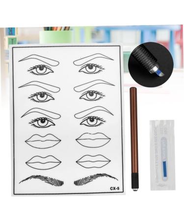 Hemoton 2pcs Practice Skin Kit Embroidery Kit Manual Pen Coffee - Buy Online on SooperMarket.com