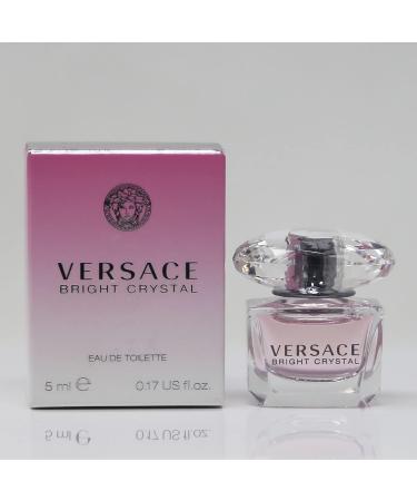 Versace. Bright Crystal Eau de Toilette Mini for Women 0.17 Ounce (Pack of 2) Floral 0.17 Fl Oz (Pack of 2) - Buy Online on SooperMarket.com
