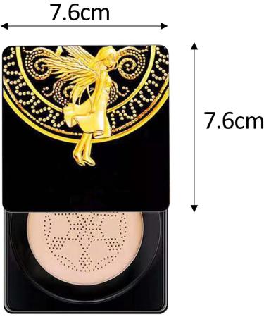 shamjina Mushroom Head Air Cushion BB Cream Makeup Base Primer Long Wear Nude Makeup Smoothly Lightweight Even Skin Brightening Pigment Concealer 20G Natural White - Buy Online on SooperMarket.com