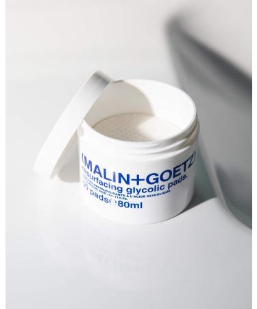 Malin + Goetz 10% Glycolic Acid Pads - Natural Exfoliating Treatment for Soft, Smooth Skin | Vegan & Cruelty-Free | 50 Pads - Buy Online on SooperMarket.com