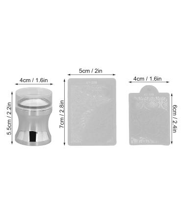 Silicone Nail Stamper - Transparent DIY Soft Nail Art Tool for Home & Salon Use | International Shipping Available - Buy Online on SooperMarket.com