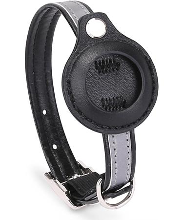 Kocnydey Reflective Airtag Cat Collar - Adjustable Anti-Wing Collar for Cats & Small Dogs (Black XS 19-26cm) | Apple AirTag Compatible - Buy Online on SooperMarket.com