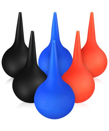 Beavorty Light Bulbs Ear Syringe Bulb 6pcs Soft Rubber Squeeze Bulb Ear Washing Syringe Ear Wax Suction Laboratory Tool 60ML Light Bulb