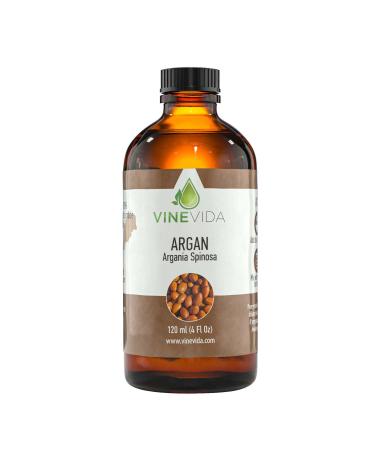 VINEVIDA Argan Carrier Oil 4 oz - Undiluted Argan Oil 4 oz - Argan Candle Oil Scent - DIY Candle Scents for Candlemaking - Bulk Carrier Oil for Soap Making Safe for Skin Argan 4 Fl Oz (Pack of 1)