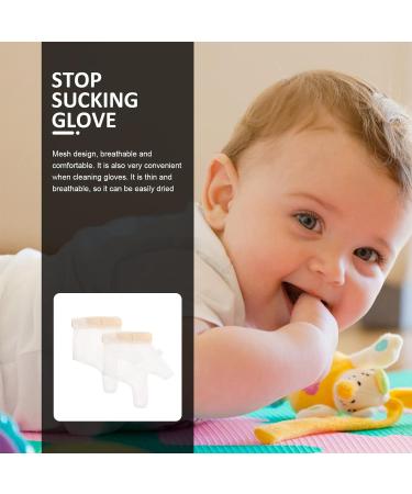 Healvian Baby Stop Thumb Sucking Mittens - 1 Pair | Infant Finger Thumb Protector Gloves for Kids | No Scratch, Breathable, Nail Tools Included - Buy Online on SooperMarket.com