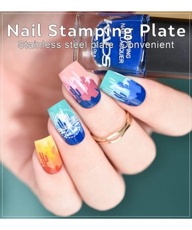 KADS Nail Art Stamping plate Nail Template Nail Art Design Tool Nail DIY Design Image Plate(NA029) - Buy Online on SooperMarket.com