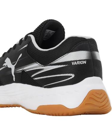 PUMA Men's Varion II Indoor Sneakers - 40.5 EU Black Gray Yellow Blaze - International Shipping Available - Buy Online on SooperMarket.com