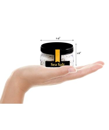 Gourmet Porcini Sea Salt - All-Natural Blend with Premium Dried Porcini Mushrooms - Non-GMO Cooking & Finishing Salt - 4 oz Jar - Buy Online on SooperMarket.com