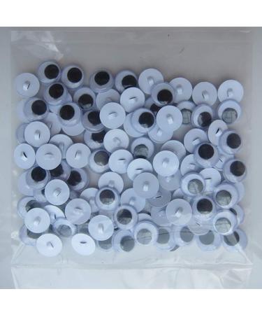 100 Pcs 12mm Googly Wiggle Eyes Buttons for DIY Crafts - Sew On Eyes for Scrapbooking and Sewing - Buy Online on SooperMarket.com