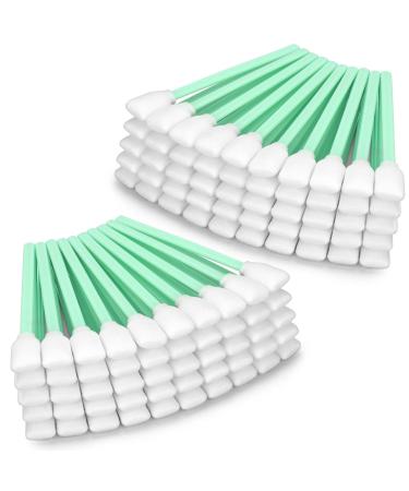 VANLAN 100pc 5.1" Square Rectangle Foam Cleaning Swab Sticks for Solvent Format Inkjet Printer Roland Optical Equipment