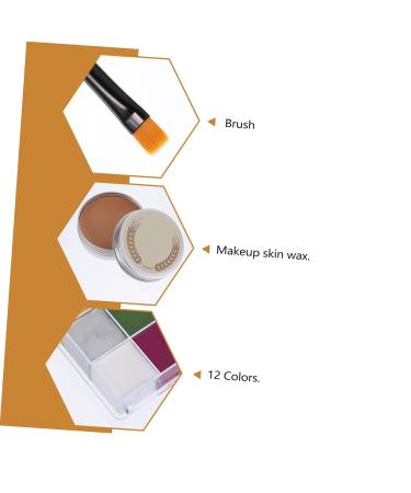 Buy NOLITOY Scar Makeup Tools - Wound Modeling Wax & Coagulated Blood Gel for Halloween | Best Scar Makeup Kit Online - Buy Online on SooperMarket.com