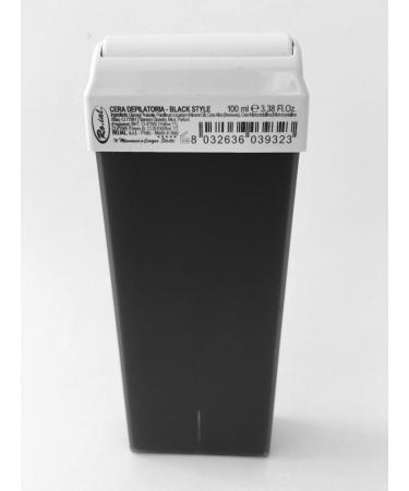Ro.ial black wax cartridge for very firm hair - Men's hair removal - 100 ml - Made in Italy
