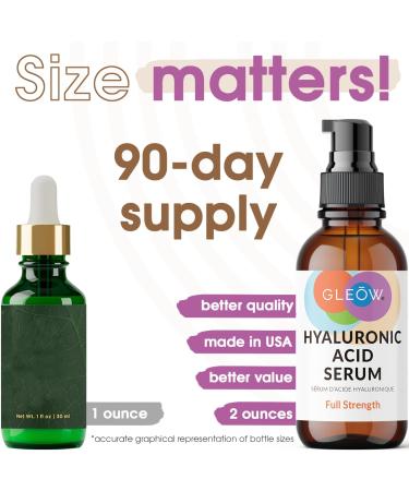 New 2024 Pure Hyaluronic Acid Serum - Hydrating & Anti-Aging Face Serum for Women | 2oz for Dry Skin & Dark Spots - Buy Online on SooperMarket.com