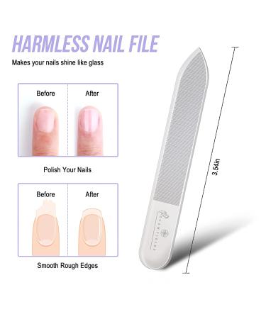 GLAMFIELDS Nail Clipper Set - Stainless Steel Fingernail & Toenail Clippers with Catcher, Easy Clean, Includes Nano Glass File - Perfect for Men, Women & Seniors - Buy Online on SooperMarket.com