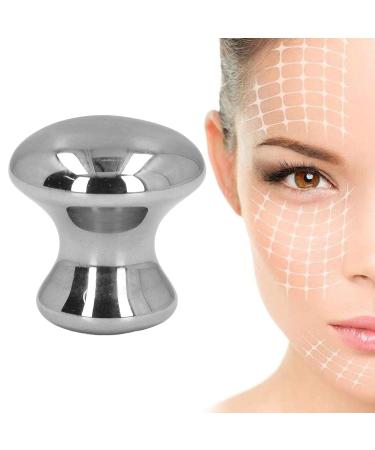Mushroom Face Massager & Body Gua Sha Tool | Stainless Steel Facial Scraping Massager for Skin Care - Buy Online on SooperMarket.com