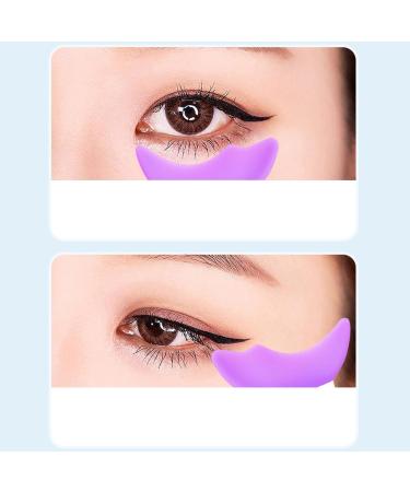 Mascara Applicator Guard Eyelash Guard Long Handle Prevent for Makeup for Beginners (Purple) - Buy Online on SooperMarket.com