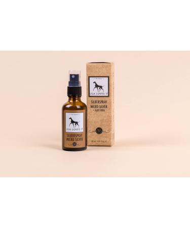 Natural Silver Spray for Dogs - Aloe Vera & Hyaluron | Lila Loves IT 50ml - Cleanses & Regenerates - Buy Online on SooperMarket.com