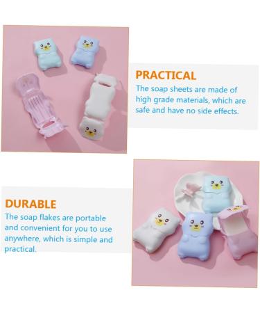minkissy 12 Sets Travel Soap Flakes Hand Washing Soap Mini Pp Travel Accessories Disposable - Buy Online on SooperMarket.com
