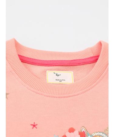 Girls Unicorn Sweatshirt | Kids Cotton Top | Long Sleeve Pullover | Age 1-12 Years - Buy Online on SooperMarket.com