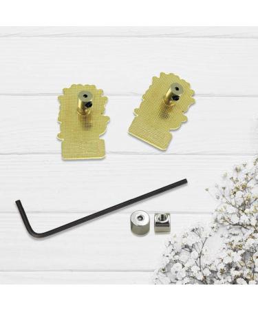 120 Pcs Pin Locks with Wrench - Sliver Locking Pin Keepers 6x5mm - Buy Online on SooperMarket.com