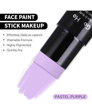 Ho Water Based Pastel Purple Face Paint Stick - 1.06 Oz - Non-toxic Cream Body Paint - Washable & Full-coverage - Ideal for Adults, Children, Theater, Halloween, SFX & Cosplay - Buy Online on SooperMarket.com
