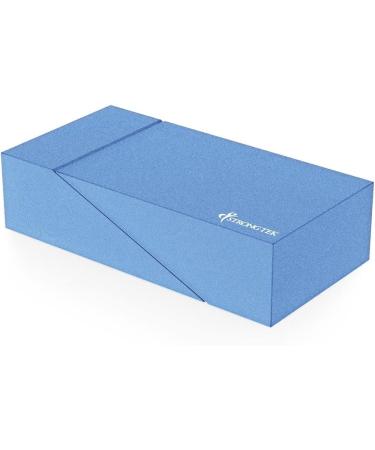 StrongTek Yoga Foam Wedge Blocks (Pair) - Blue EVA Riser for Supportive Foot and Wrist Exercise Accessories - Buy Online on SooperMarket.com