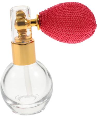 HAPINARY Empty Bottle Perfume Bottle Refillable Perfume Bottle Labs Perfume Bottle with Pump Refillable Bottle Crystal Perfume Glass Bubble Dispensing Pump Travel medium Golden - Buy Online on SooperMarket.com